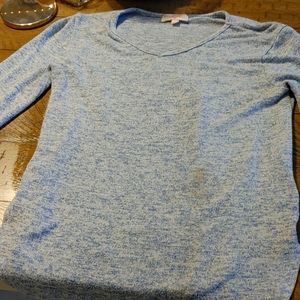 Girls Blue and White Sweater